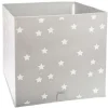 Bac Rangement Gris Etoiles