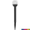 Balise Solaire A Planter Verre Noir Carry H.32Cm