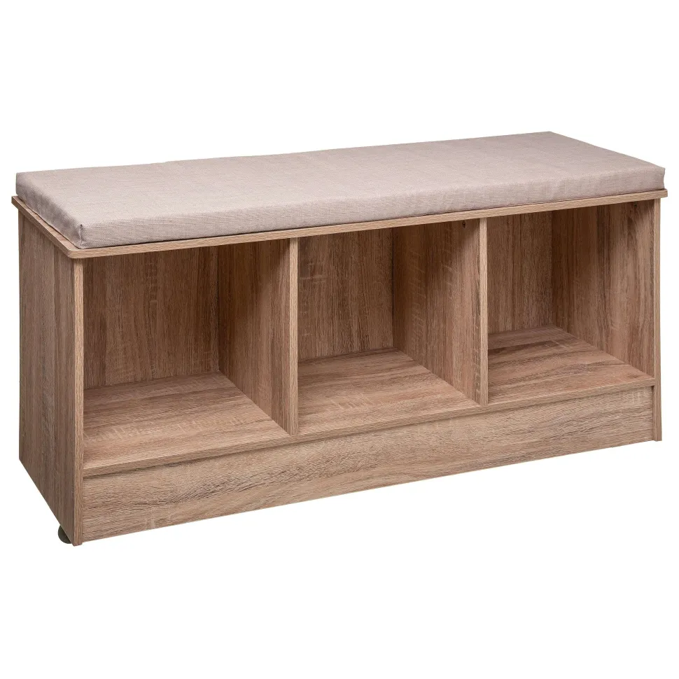 Banc 3 Cases Mix Naturel