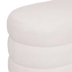 Banc Boucle Sinan Blanc 100X40Cm