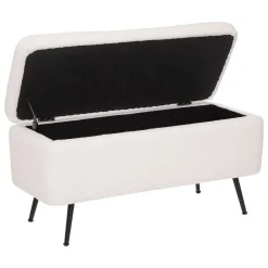 Banc Coffre Aurora Blanc 100X40Cm
