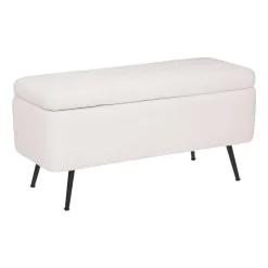 Banc Coffre Aurora Blanc 100X40Cm