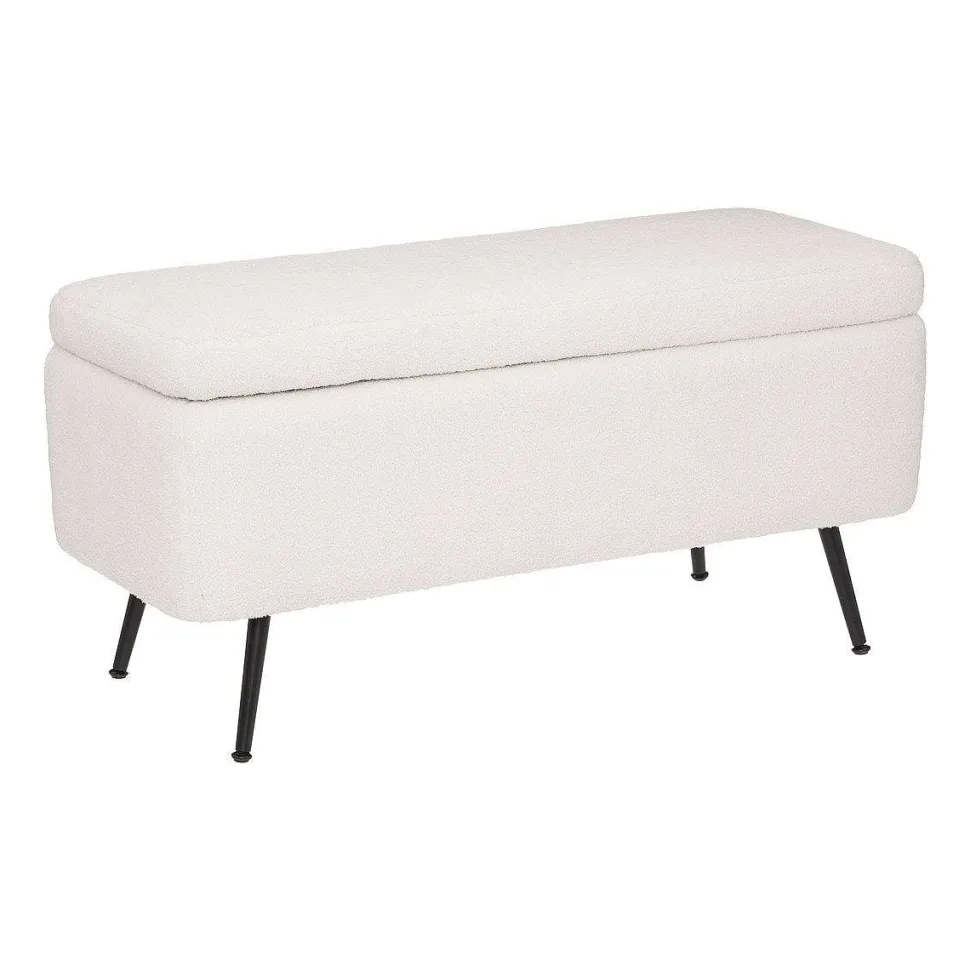 Banc Coffre Aurora Blanc 100X40Cm