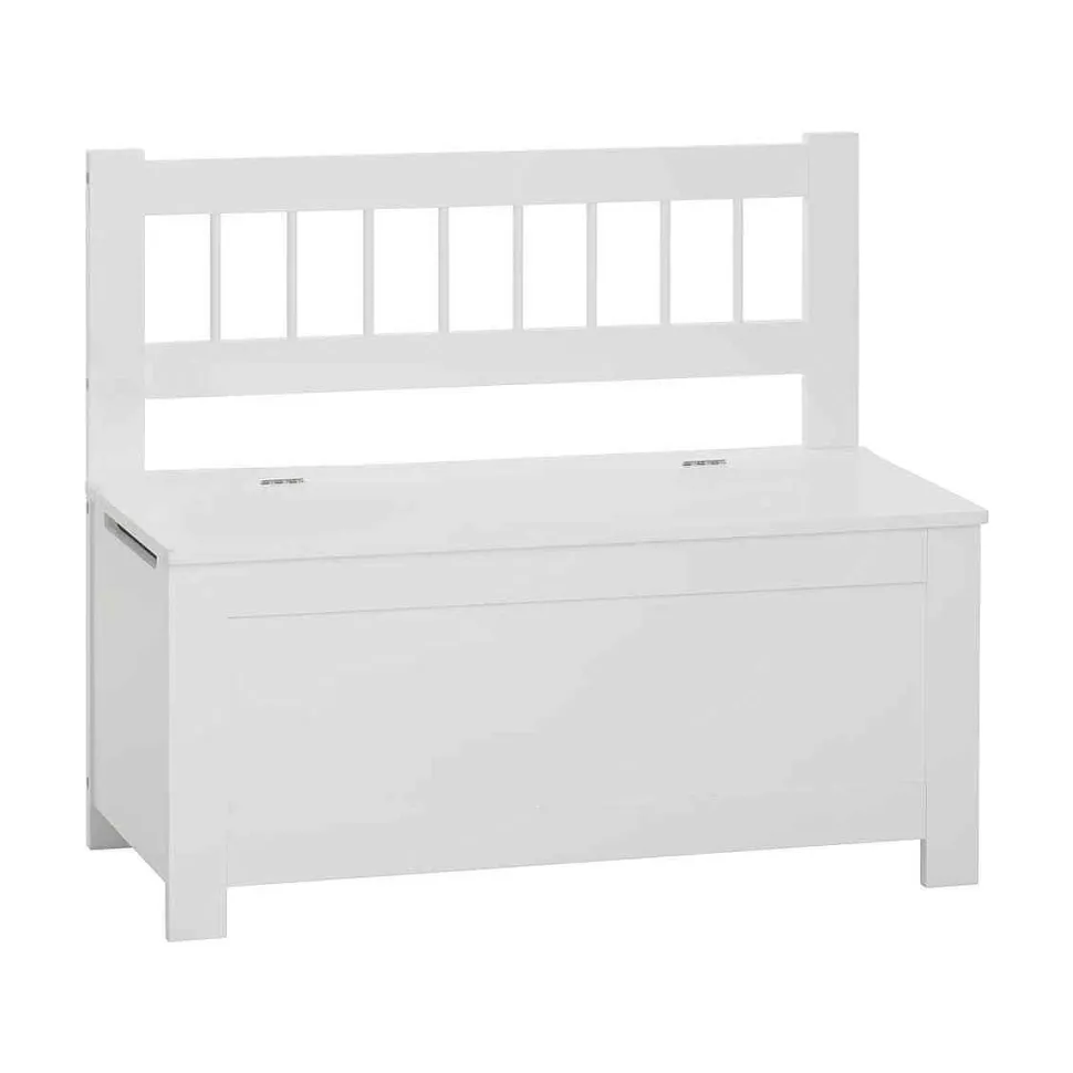 Banc Uni Blanc 74.5X34X64Cm