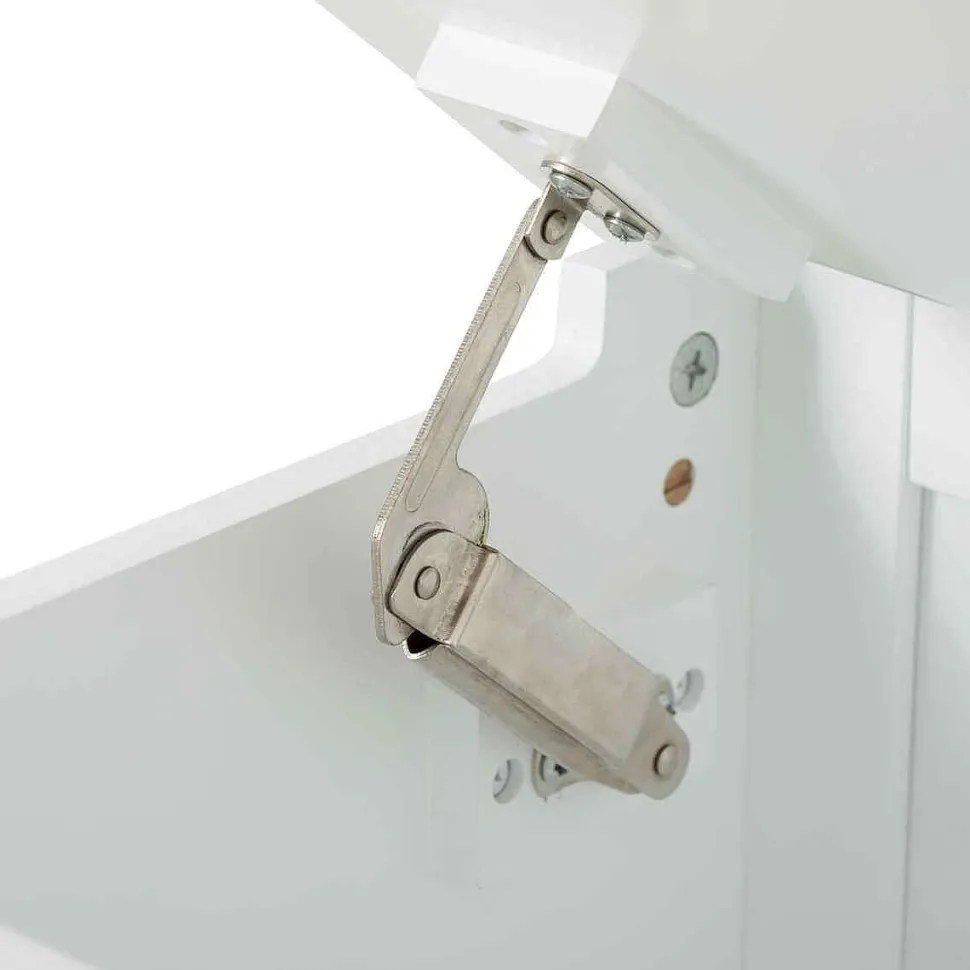 Banc Uni Blanc 74.5X34X64Cm