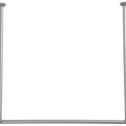 Barre D Angle En U 80X80X80Cm Aluminium Chrome