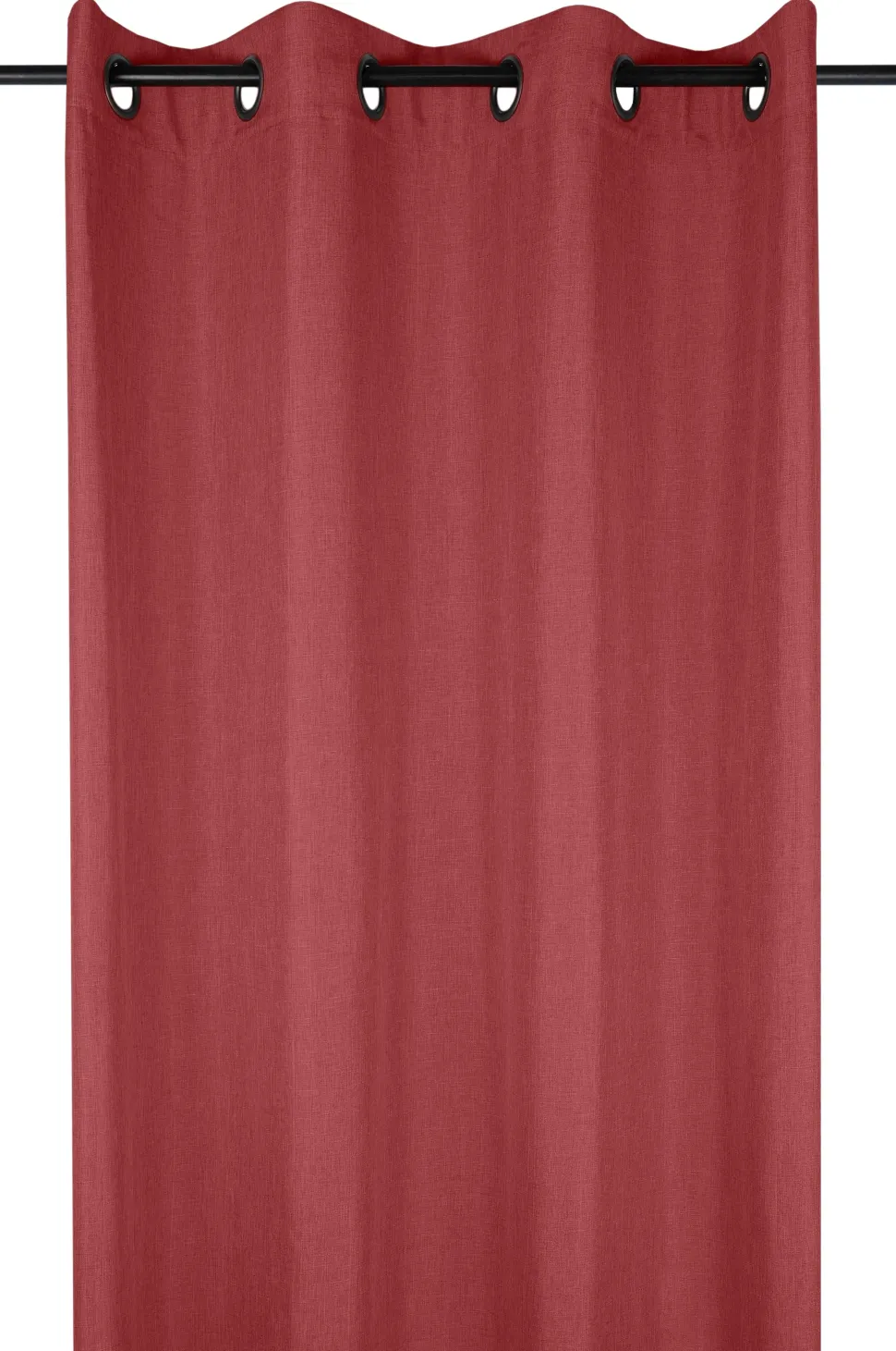 maxibazar Bea Rideau Oeillets 140X260Cm Carmin