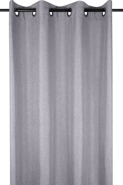 maxibazar Bea Rideau Oeillets 140X260Cm Gris