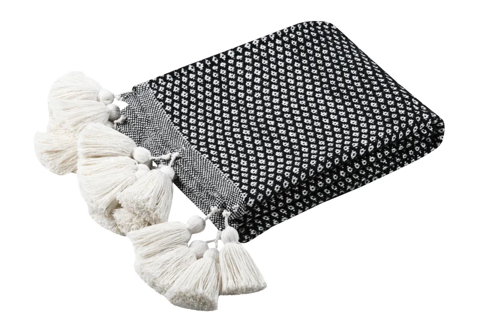 maxibazar Beloha Plaid 125X150Cm Noir