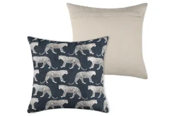 maxibazar Benito Coussin 40X40Cm Noir Coton Recycle