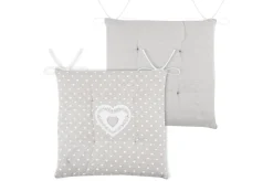 maxibazar Berenice Galette 4 Points 40X40X1.5Cm Naturel