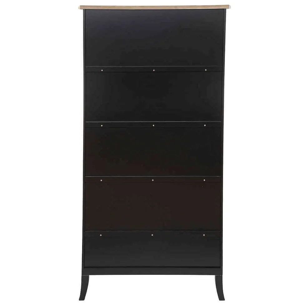 Bibliotheque 1 Tiroir Chrysa Noir