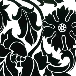 maxibazar Bobineau Adhesif 0.45X2 Ml Fantaisie Noir Blanc