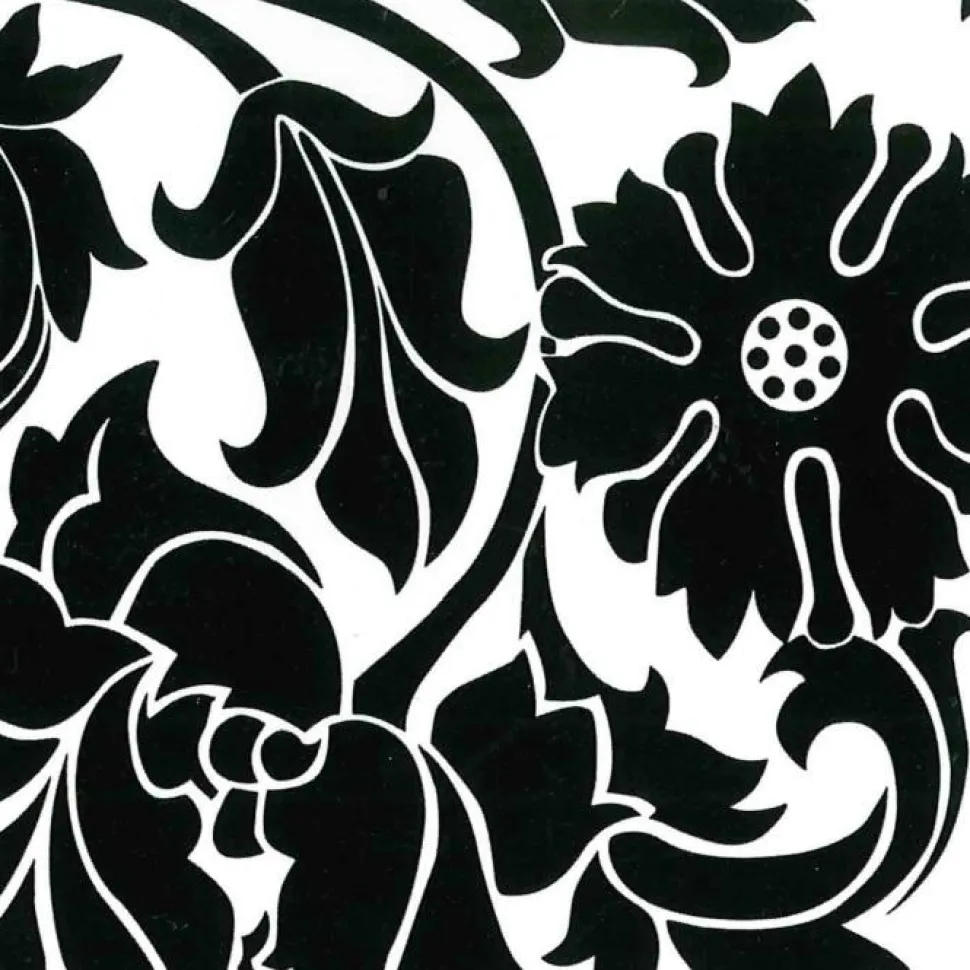 maxibazar Bobineau Adhesif 0.45X2 Ml Fantaisie Noir Blanc