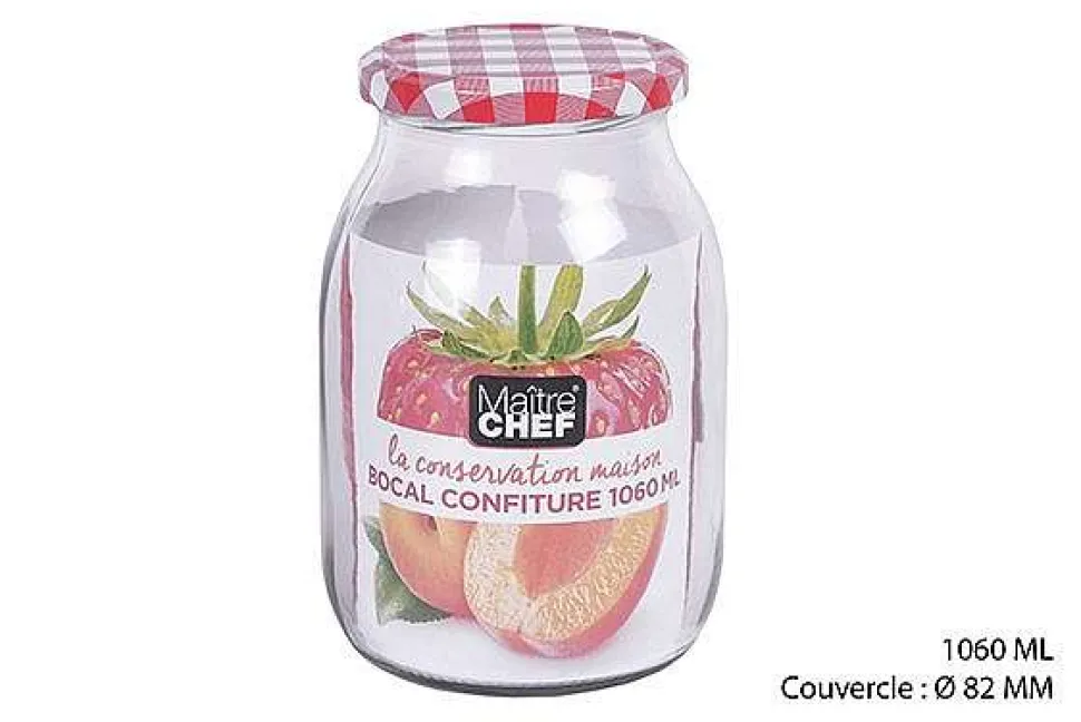 Bocal Confiture En Verre 1062Ml