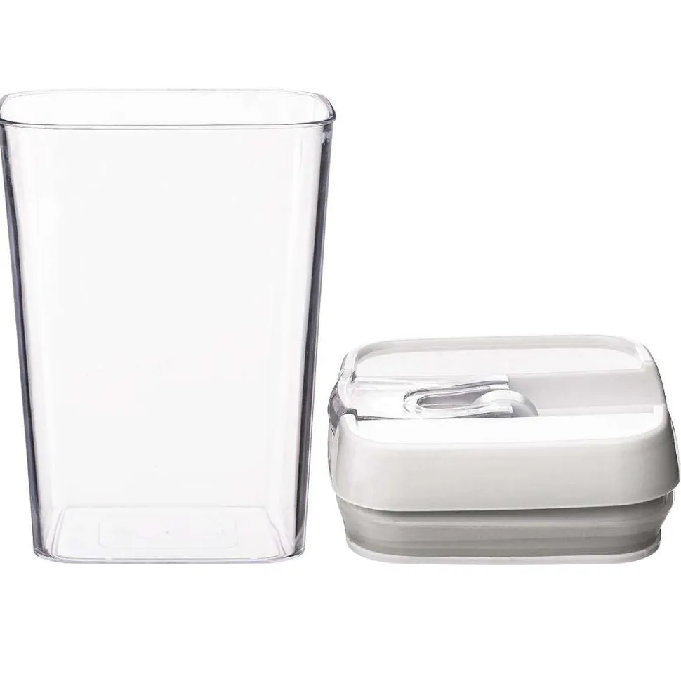 Bocal Hermetique Carre 0.8L Oslo