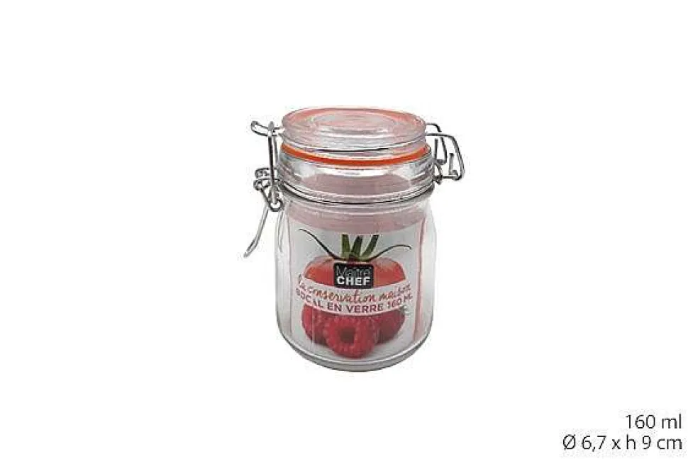 Bocal Hermetique Clip Metal 160Ml