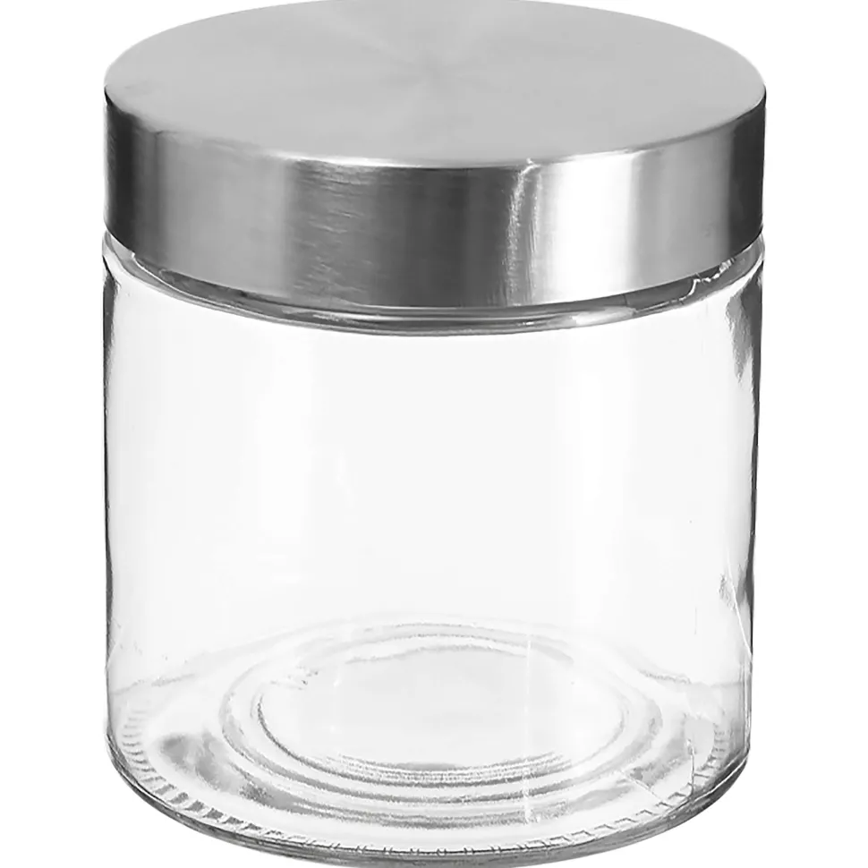 Bocal Verre Inox 750Ml