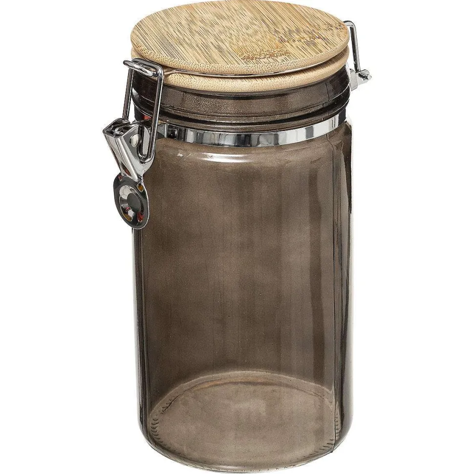 Bocal Verre 1L Charbon Modern