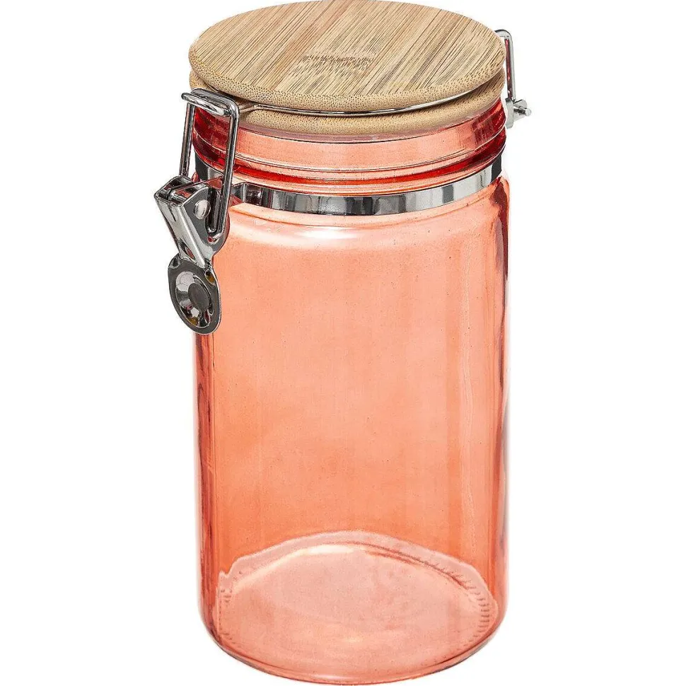 Bocal Verre 1L Rose Modern