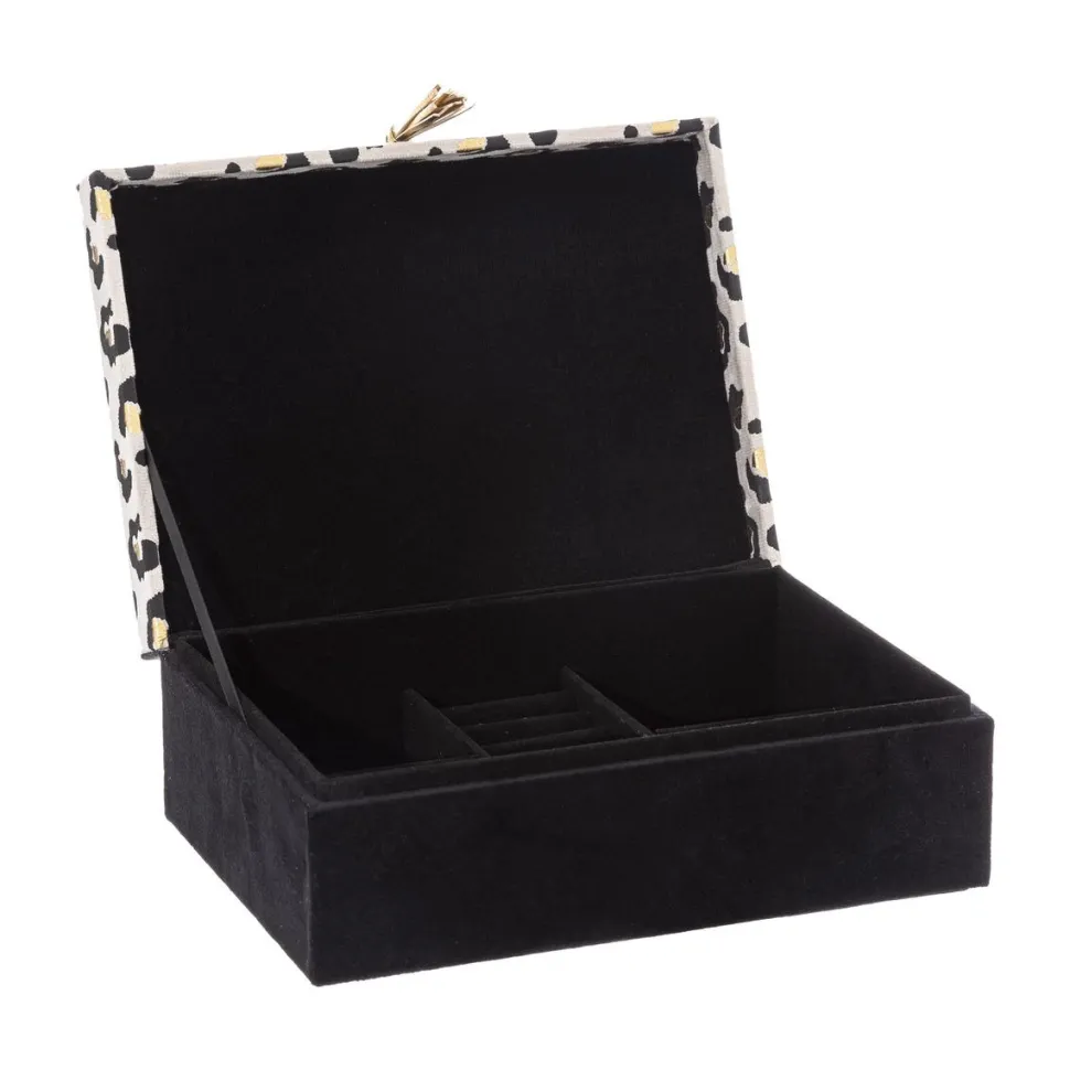 maxibazar Boite A Bijoux Imprimee Leopard 21Cm