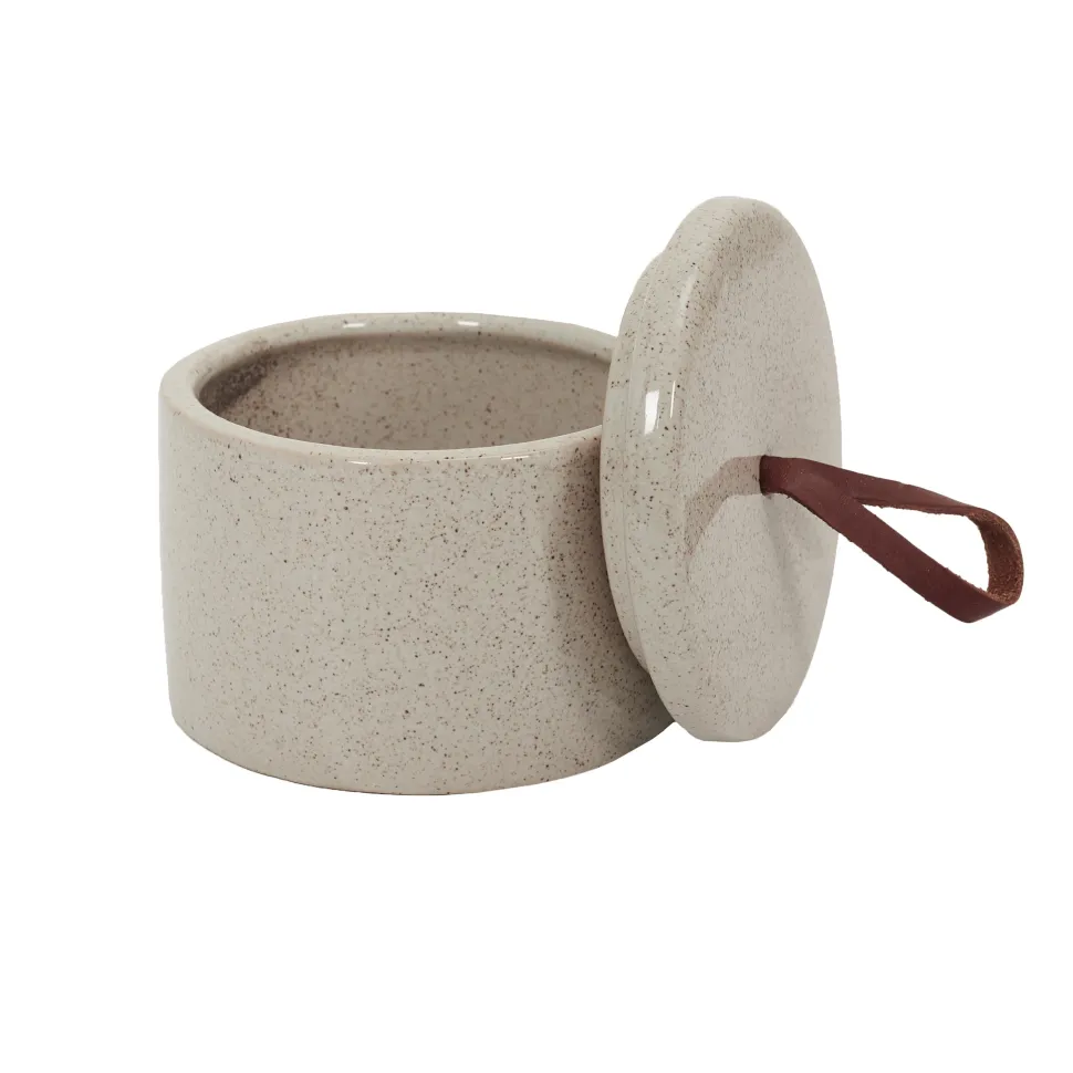 maxibazar Boite Ceramique Style Vintage D.10X7Cm