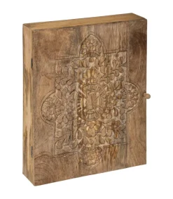 Atmosphera Boite Cle Bois Folk 30X38Cm