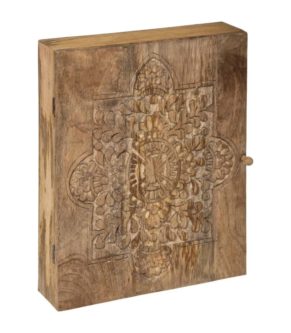 Atmosphera Boite Cle Bois Folk 30X38Cm