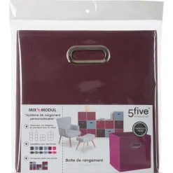Boite De Rangement 31X31Cm Aubergine