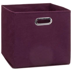 Boite De Rangement 31X31Cm Aubergine