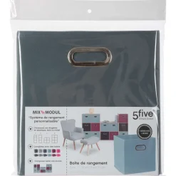 Boite De Rangement 31X31Cm Bleu Orage