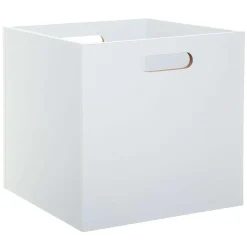 Boite De Rangement 31X31Cm Bois Blanc