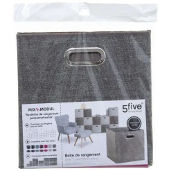 Boite De Rangement 31X31Cm Marron Chine