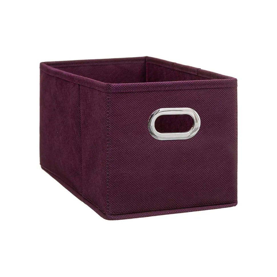 Boite Rangement 15X31Cm Aubergine