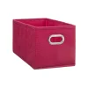 Boite Rangement 15X31Cm Framboise