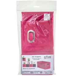 Boite Rangement 15X31Cm Framboise