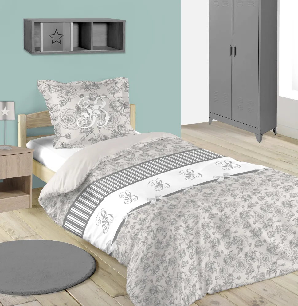 maxibazar Bonnie Housse De Couette 140X200Cm Et 1 Taie 63X63Cm