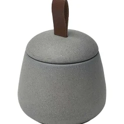 Boîte A Cotons Mat Gres Gris