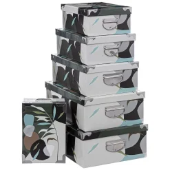 Boîte Coins Metal Forest D.40X26.5X13.8Cm