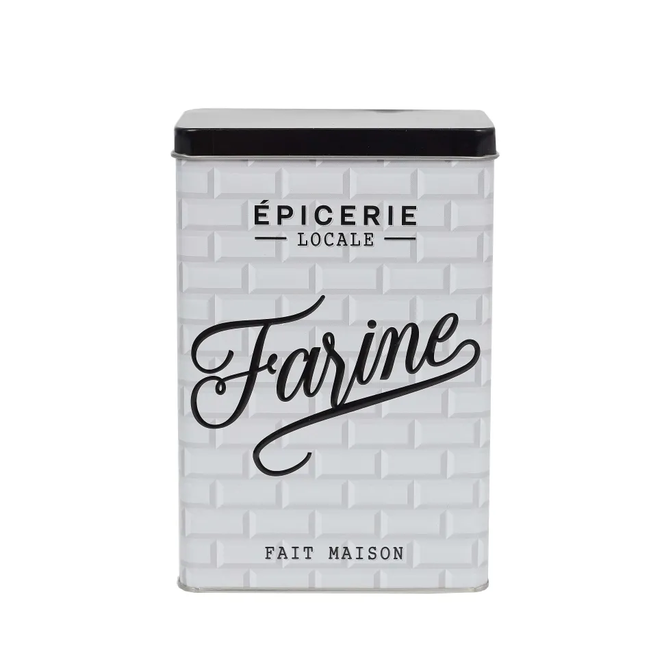 Boîte Farine Metal Embosse Brooklyn