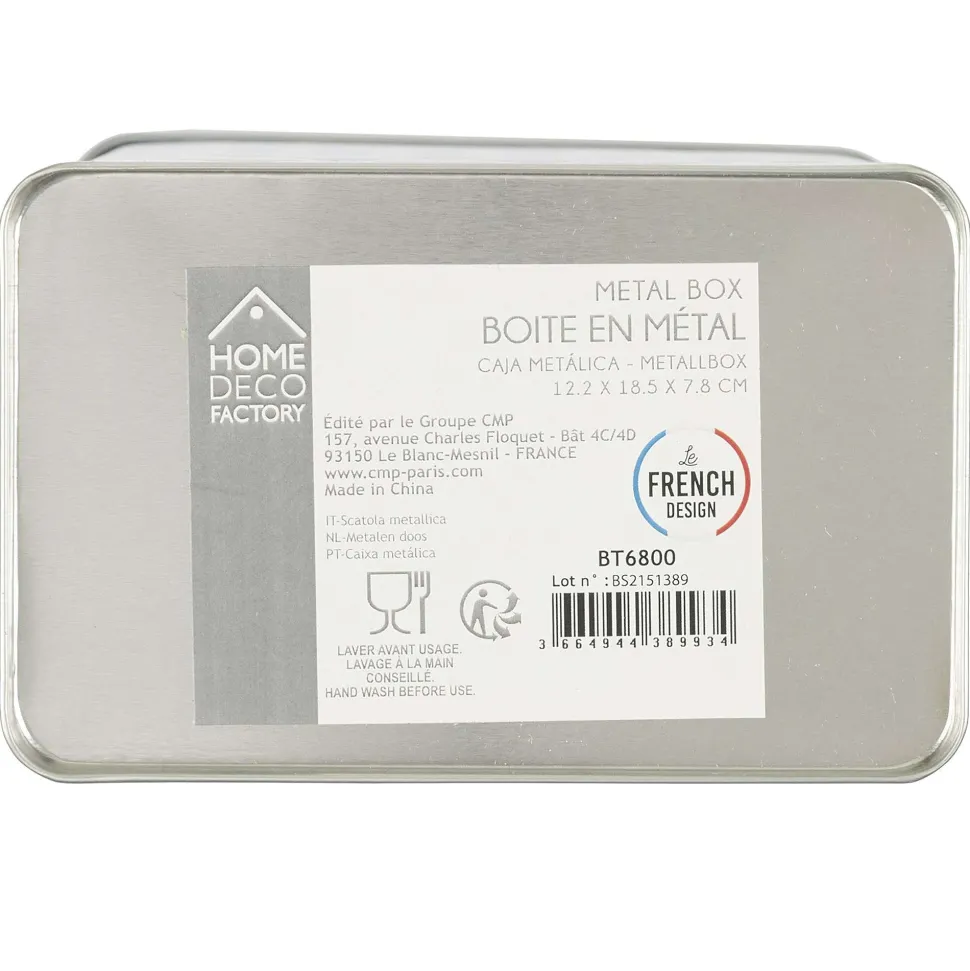 Boîte Farine Metal Embosse Brooklyn