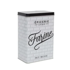 Boîte Farine Metal Embosse Brooklyn