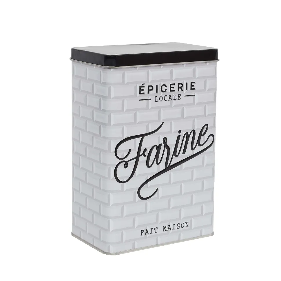 Boîte Farine Metal Embosse Brooklyn