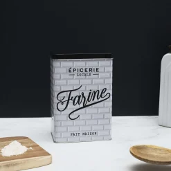 Boîte Farine Metal Embosse Brooklyn