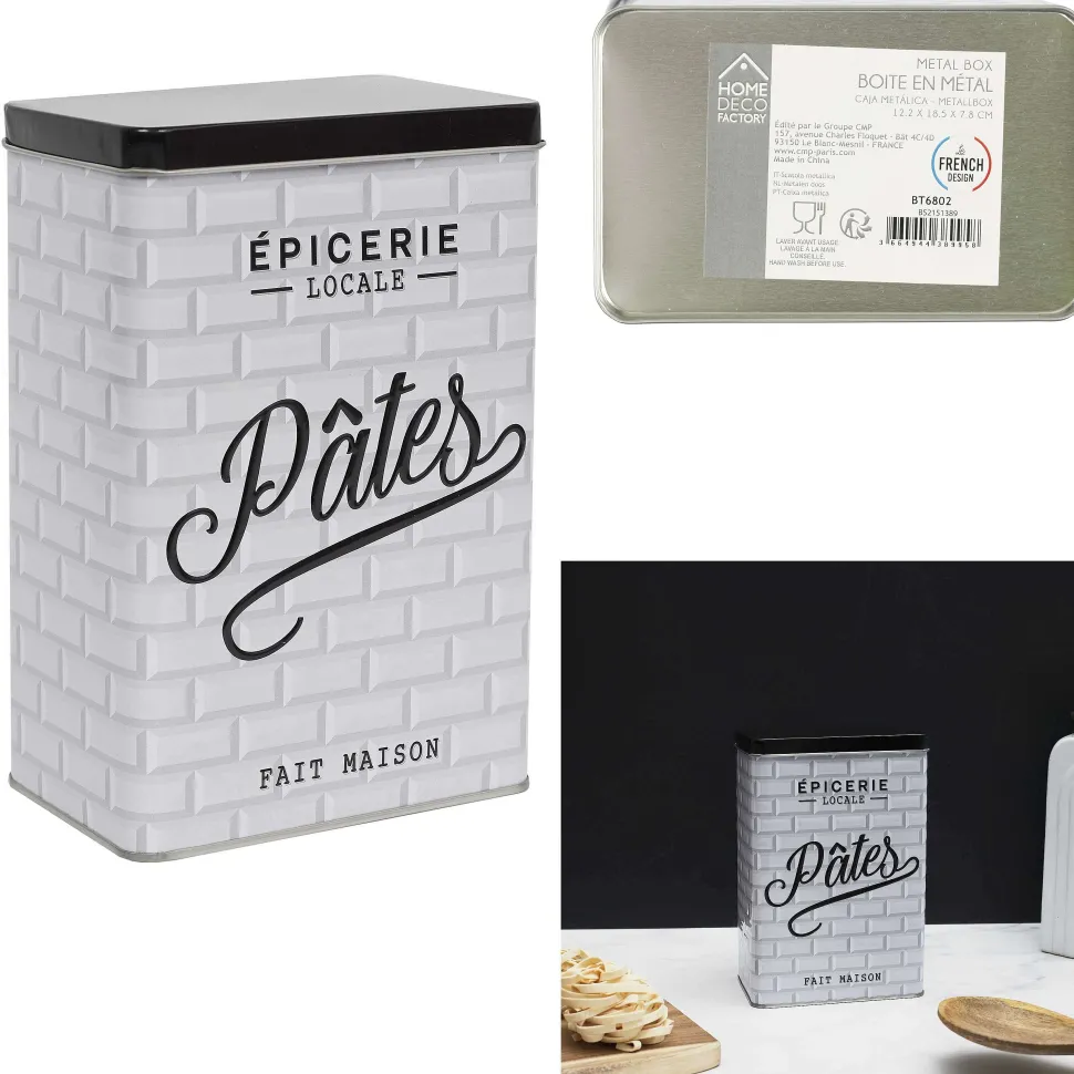 Boîte Pate Metal Embosse Brooklyn