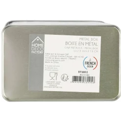 Boîte Pate Metal Embosse Brooklyn