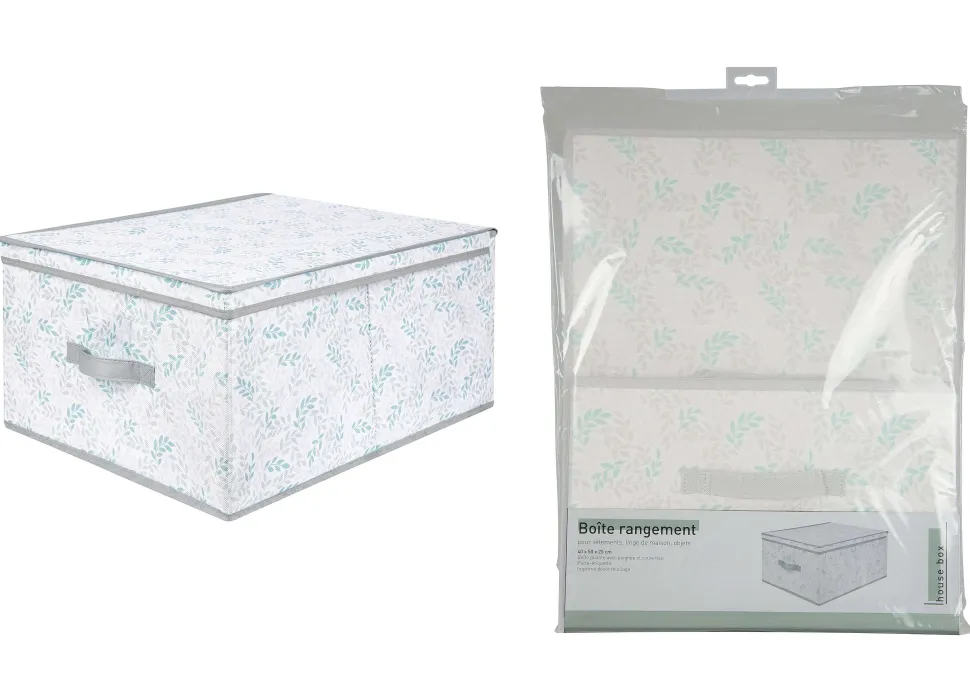 Boîte Rangement Et Couvercle 40X50X25Cm