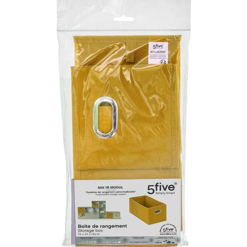 Boîte Rangement 15X31Cm Moutarde
