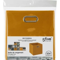 Boîte Rangement 31X31Cm Moutarde