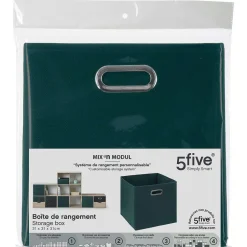 Boîte Rangement 31X31Cm Petrole